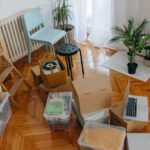 Photo of boxes on the floor ready for moving